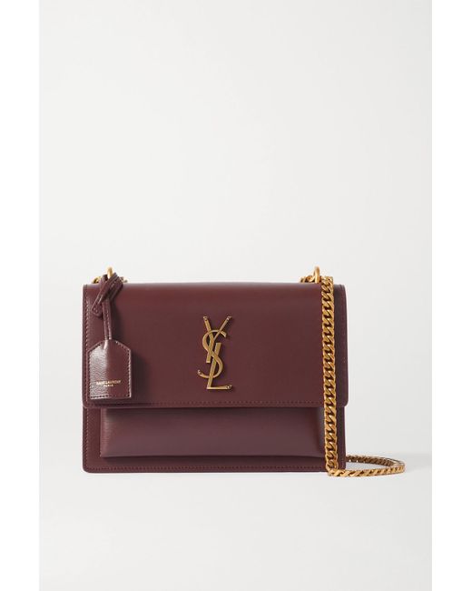 My first YSL, limited edition Sunset bag in purple python leather with gold  chain 💜 : r/handbags