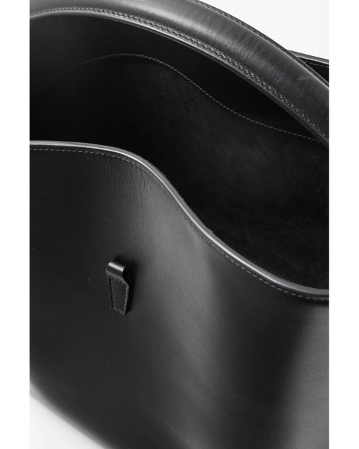 Saint Laurent Black Le 37 Leather Bucket Bag