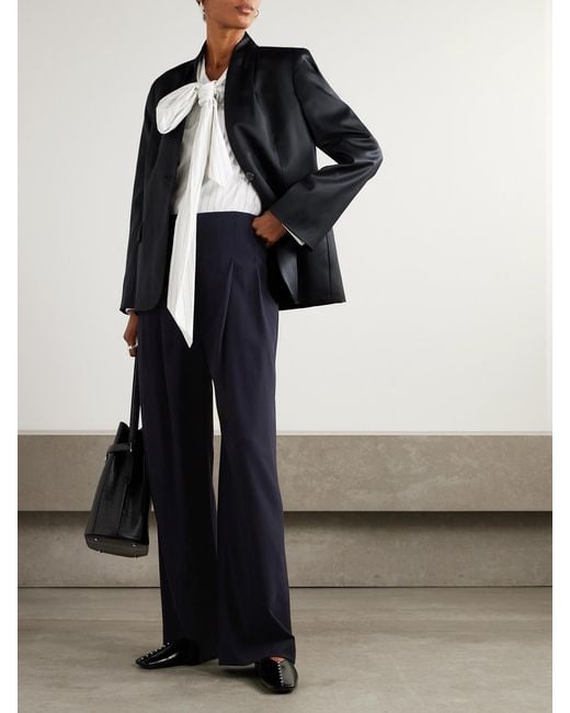 Twp Black New Dinner Wool-Satin Jacket