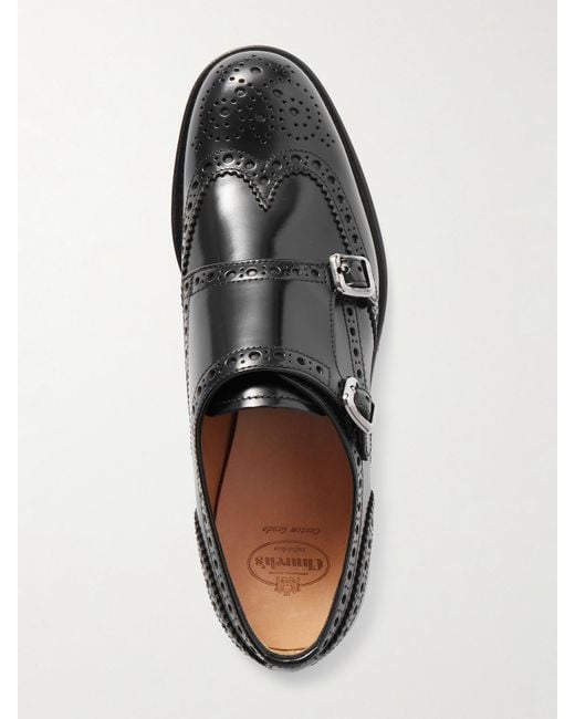 Church's Black Lana R Leather Brogues