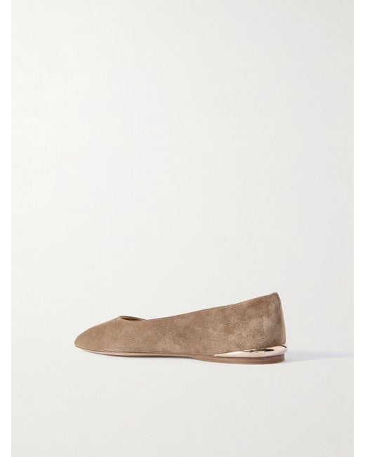 Gabriela Hearst Multicolor Fleur Ballerinas Aus Veloursleder