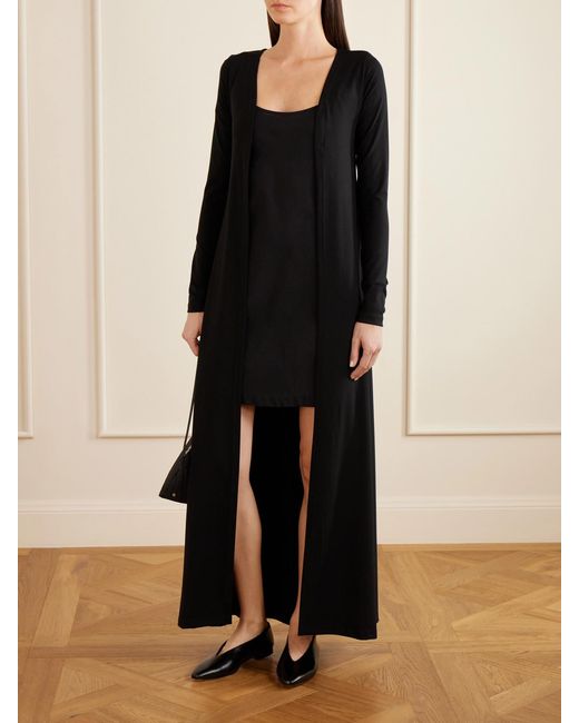 The Park Black Julia Stretch Cardigan
