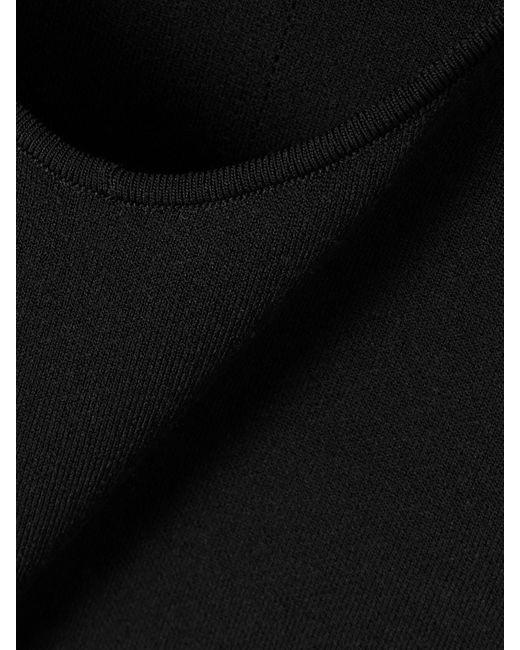 Stella McCartney Black Open-Back Knitted Bodysuit