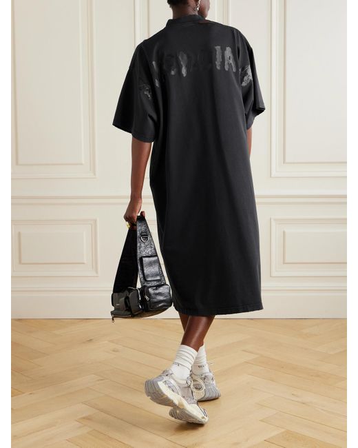 Balenciaga Black Loose-Fitting Dress