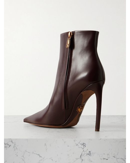 Dolce & Gabbana Brown Devotion Leather Ankle Boots