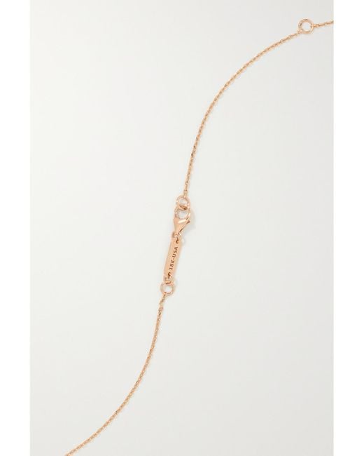 Suzanne Kalan Pink 18-Karat Rose, Sapphire And Diamond Necklace