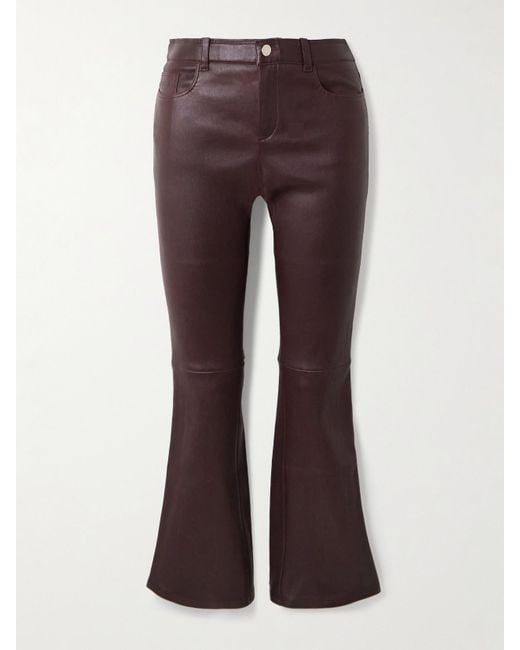 Stouls Purple Dean Schlaghose Aus Leder