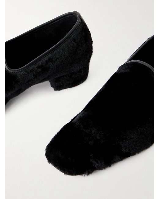 Herbert Levine Black Soft Touch 30 Suede Loafers