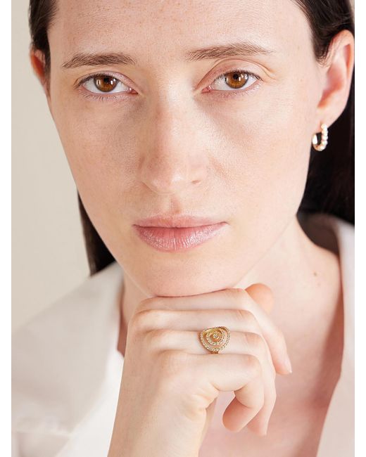 Ileana Makri Natural Spira 18-Karat Diamond Ring