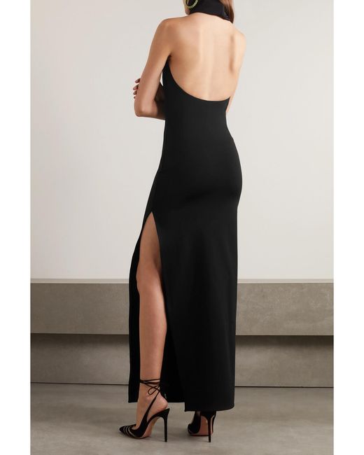 Robe Longue Dos Nu En Jersey Cassandra 16Arlington en coloris Black