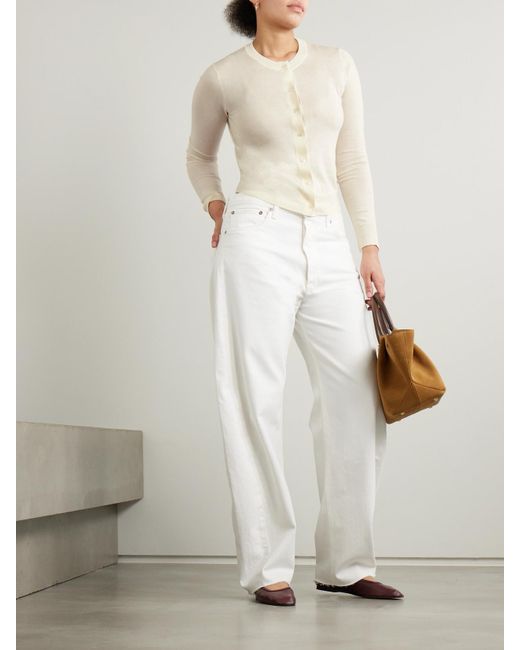 Joseph Natural Cotton, Cashmere And Silk-Blend Cardigan