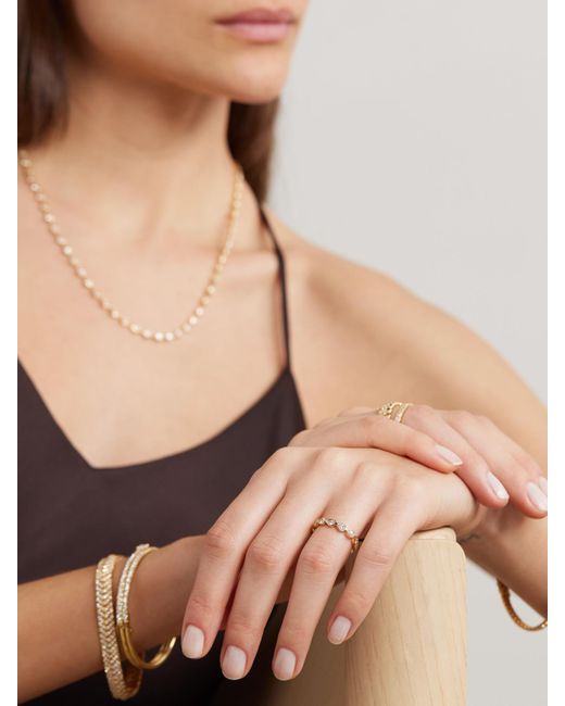 Anita Ko Metallic 18-Karat Diamond Ring