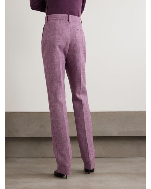 Calvin Klein Purple Lucia Cotton-Blend Skinny Pants