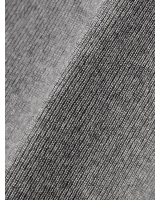 The Elder Statesman Gray Delicash Cashmere And Silk-Blend Tank