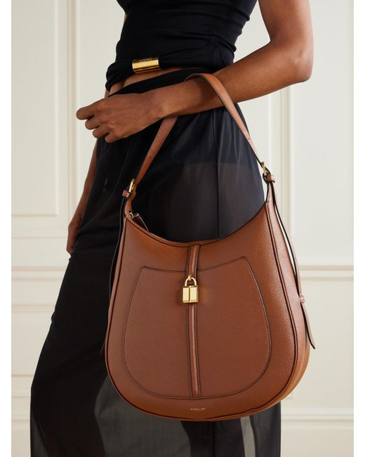 Sac Porté Épaule En Cuir Texturé À Ornement The Siena DeMellier London en coloris Brown