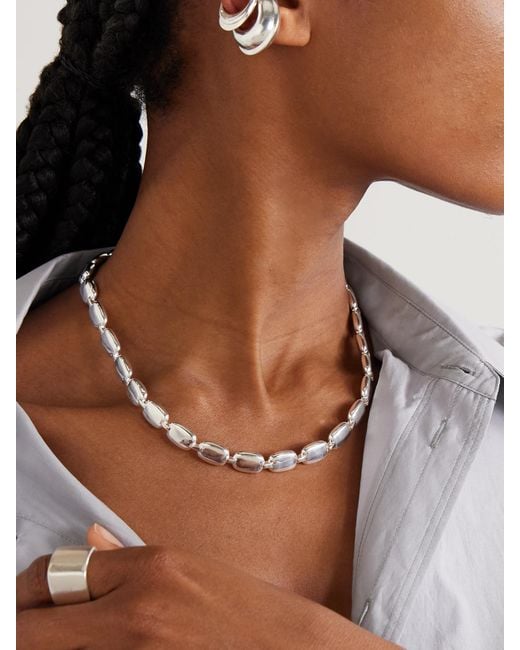 LIE STUDIO Natural The Monica-Plated Necklace