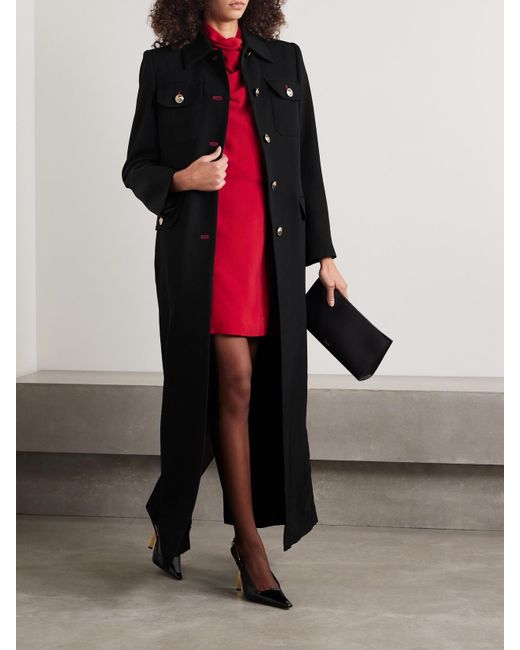 Wool Gabardine Overdyed Coat