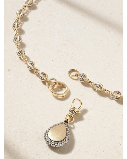 Lucy Delius Natural 14-Karat Diamond Necklace