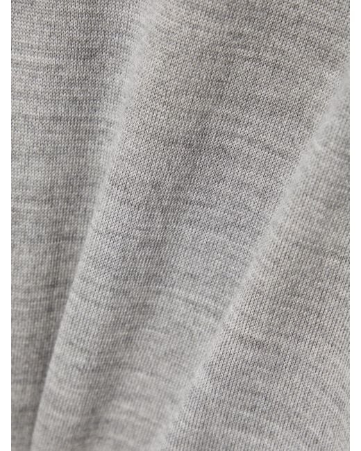 Saint Laurent Gray Wollpullover
