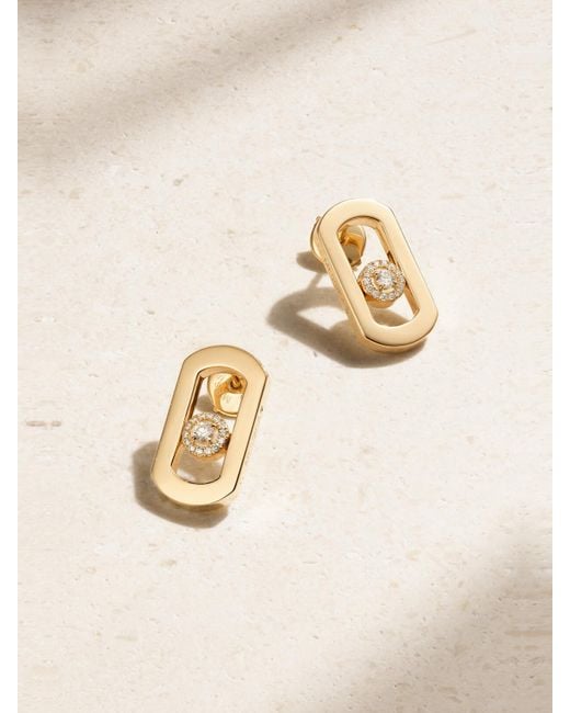 Messika Natural Move Citizen 18-Karat Diamond Earrings
