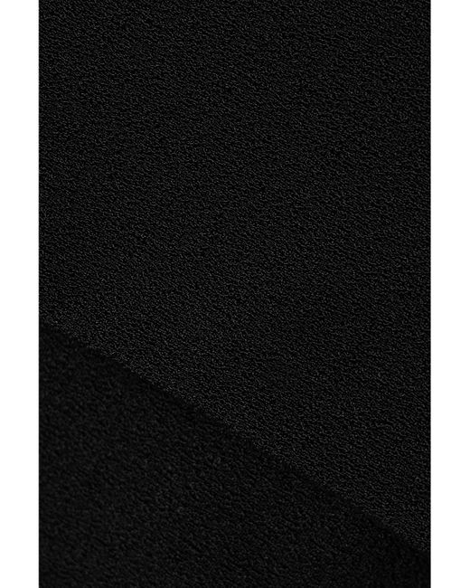 Esse Studios Black Omnia Off-The-Shoulder Stretch-Knit Mini Dress