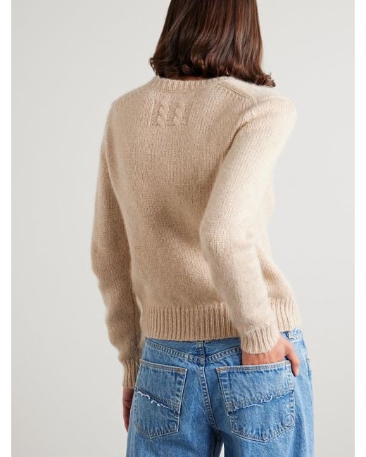 Nili Lotan Natural Saskia Cardigan Aus Kaschmir