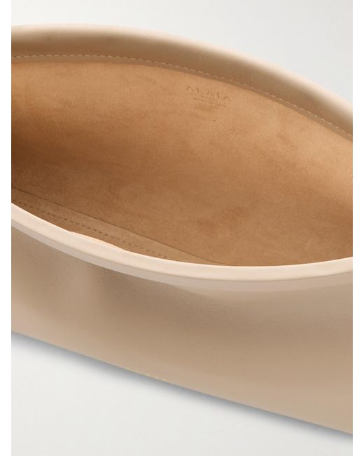Alaïa Natural Le Click E/W Kleine Schultertasche Aus Leder