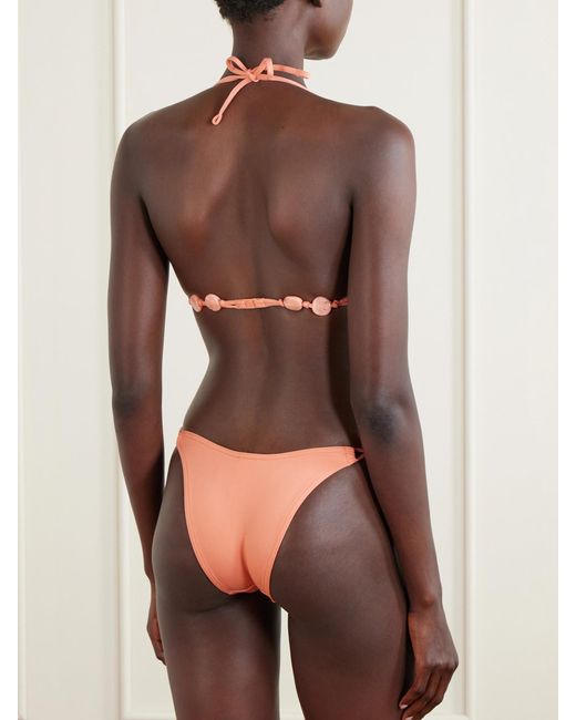 Eres White Margaux Side-Detail Bikini Bottom