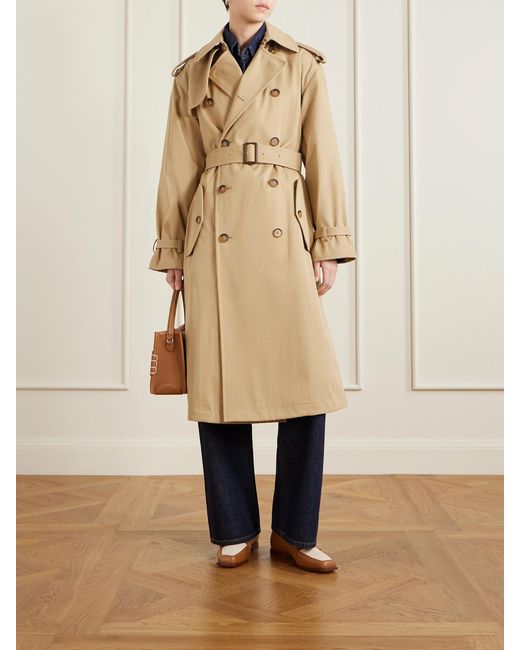 Polo Ralph Lauren Natural Belted Cotton-Gabardine Trench Coat