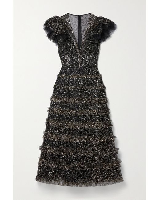 costarellos black gown