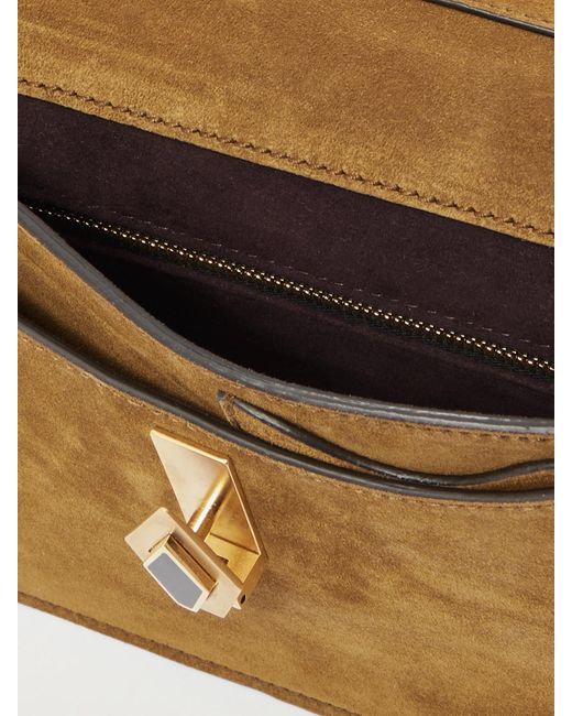 Sac Porté Épaule En Daim Parallel 22 Small Metier en coloris Natural