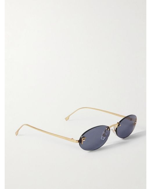 Fendi Blue First Crystal Sunglasses