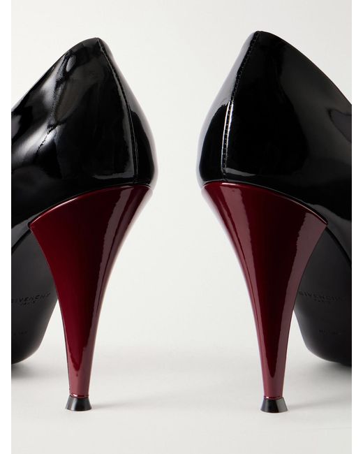 Givenchy Black Patent-Leather Pumps