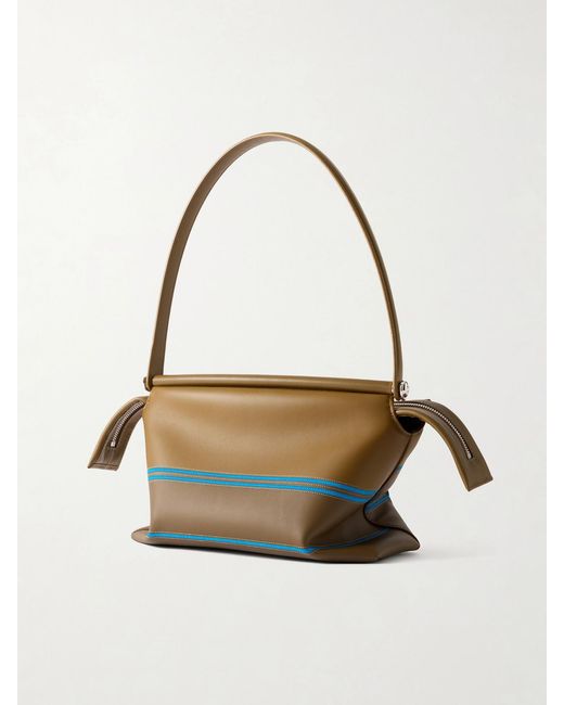 Loewe Multicolor Whisker Checked Leather Shoulder Bag