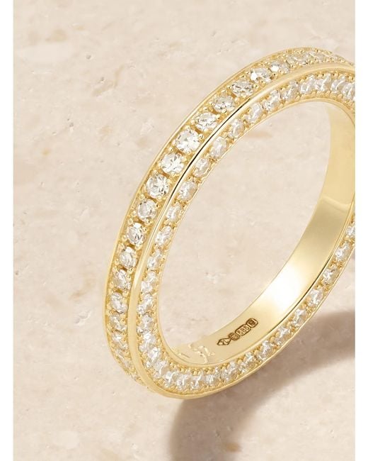 BY PARIAH Natural Triple 14-Karat Recycled Diamond Ring