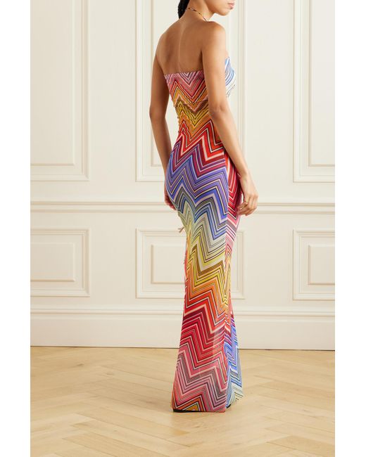 Missoni top strapless dress