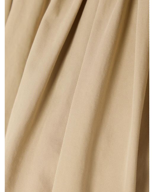 Chloé Natural Gathered Cotton-Twill Jacket