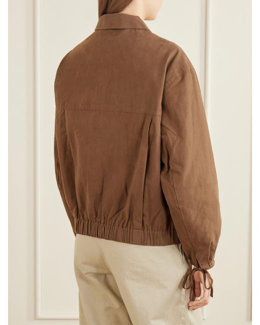 Deiji Studios Brown Organic-Cotton Jacket