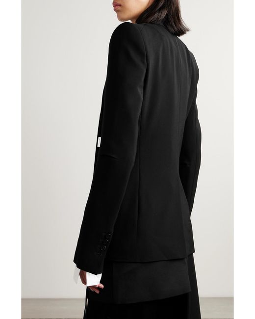 Ann Demeulemeester Black Rachele Twill Blazer
