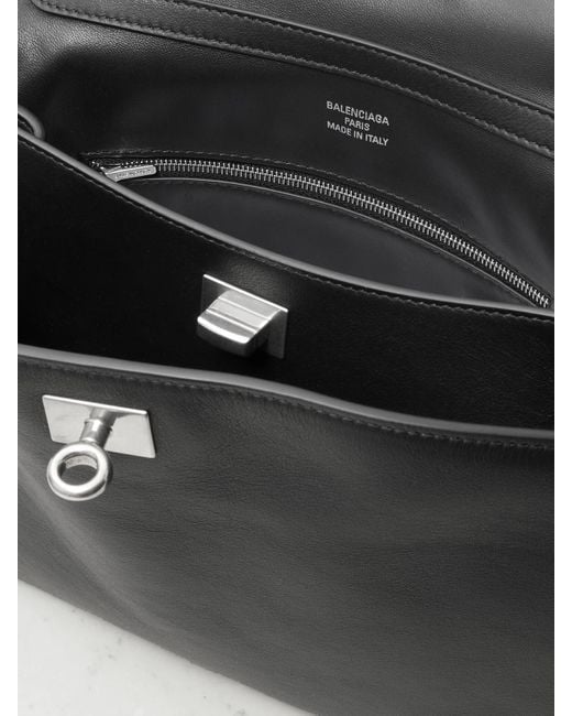 Balenciaga Black Rodeo Small Leather Tote
