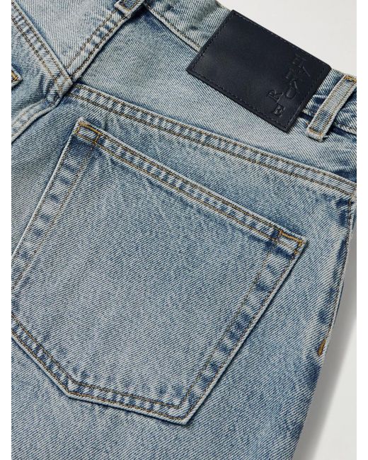 Haikure Blue Bibi Mid-Rise Barrel-Leg Jeans