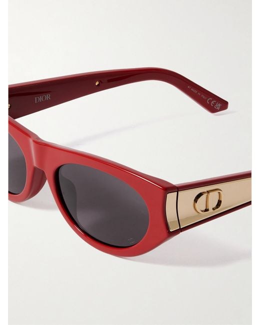 Dior Red Diorglow B2I Acetate Sunglasses