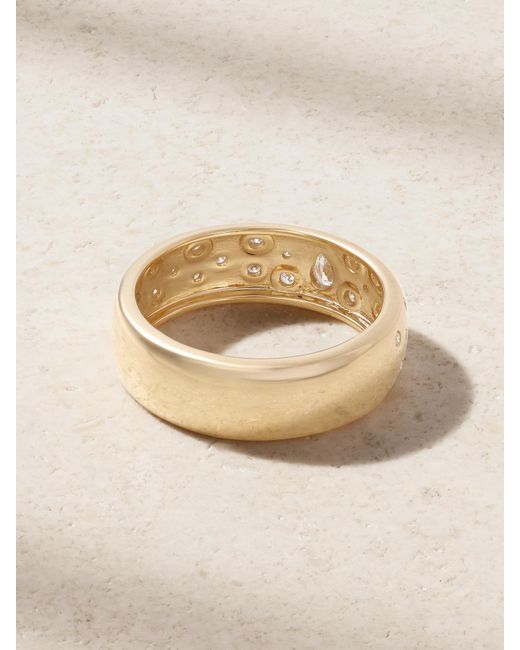 Roxanne First Natural Cigar Constellation 14-Karat And Diamond Ring
