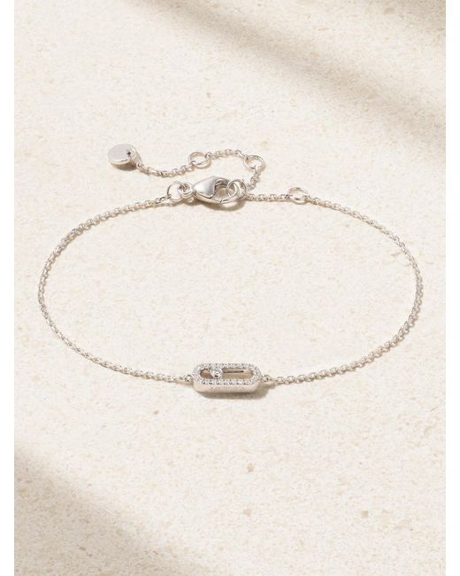 Messika Natural Move Uno 18-Karat Diamond Bracelet