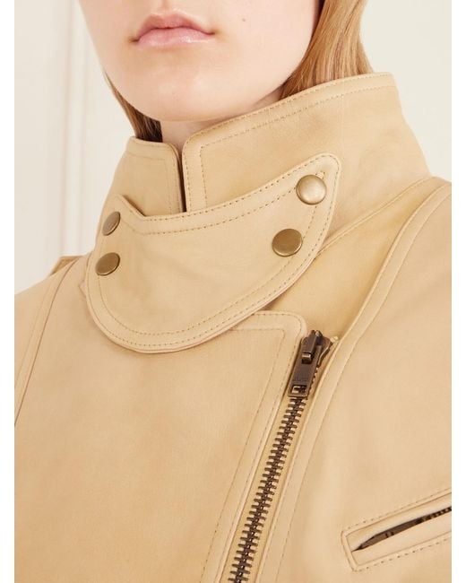 Isabel Marant Natural Farza Leather Jacket