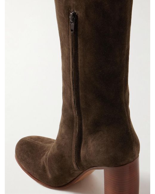 Bottes En Daim Willow Khaite en coloris Brown