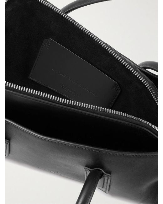 Sac À Main Asymétrique En Cuir La Passeggiata Small The Attico en coloris Black