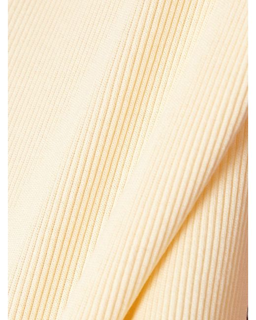 Jacquemus Natural Tanktop Aus Geripptem Baumwoll-Jersey