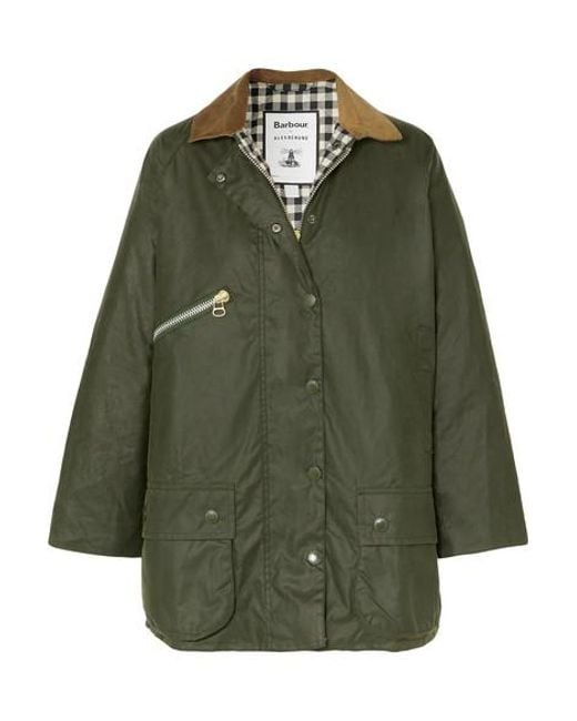 Barbour by alexachung edith waxed cotton jacket cheap