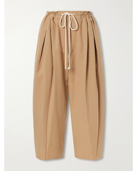 Maria McManus Natural Organic Cotton-Poplin Wide-Leg Pants